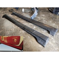 Persona Elegance Gen2 R3 Side Skirt with R3 Sticker Pu Bodykit Tepi Skirt Pu Material Proton Gen 2