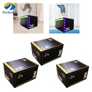 Perfeclan 3 in 1 Plyometric Jump Box Stop-up Box Plyometric Box Plyo Box for Training Gym