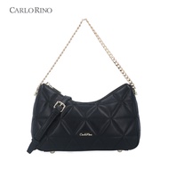 Carlo Rino Black Cara Crossbody Bag