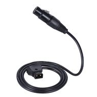 onlylove 100cm / 3.3ft D-Tap Male to XLR 4-Pin Female Adapter Power Supply Cable Cord for V-mount Ba