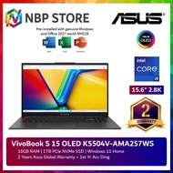Asus VivoBook S 15 OLED K5504V-AMA257WS 15.6'' 2.8K Laptop Midnight Black ( I9-13900H, 16GB, 1TB SSD