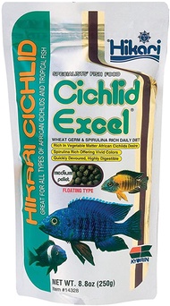 Thức ăn cho cá ALI Hikari Cichlid Excel hạt nổi 250gram thức ăn cho cá ALI giàu rau tảo