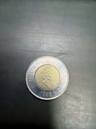 加拿大1996年英女皇幣$2元