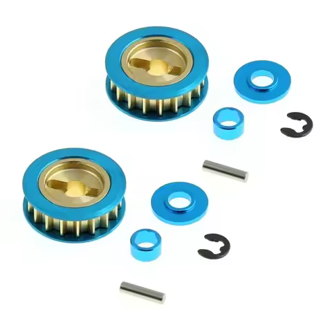 Metal Pulley 18T 300054450 for Tamiya XV-01 TA06 TA07 TB05 TRF418 RC Car Upgrades Parts, 1/10 Scale 