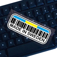 Car Styling Reflective Type Car Stickers Motorcycle Stickers Decals Sweden Flag Truck Auto Motorcycle Helmet Sticker