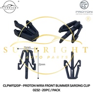 PROTON WIRA FRONT BUMMER SARONG CLIP 0232 - 20PC / PACK