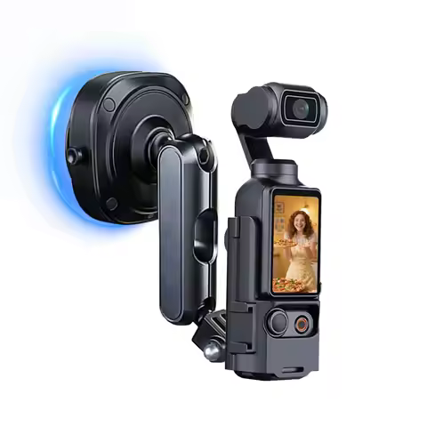 for DJI Osmo Pocket 3 Car Windshield Mount, 360° Adjustable Electric Suction Cup, Hands-Free Stable