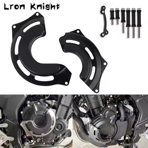 For HONDA CB400X CB400F CB500X CB 400X 400F Motorcycle Engine Case Stator Clutch Cover Guards Crash