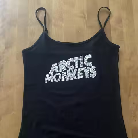 2000s Vintage Punk Rhinestone Letter Gothic Streetwear Sleeveless Corset Y2k Style Tank Top Clothes 