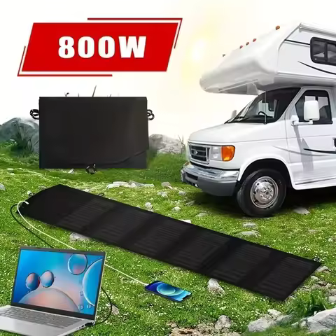 800W solar panel waterproof dual USB foldable suspension portable camping storage kit is perfect for