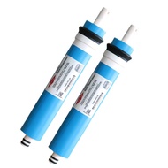 default 2 Pcs Dow Filmtec 50 Gpd Reverse Osmosis Membrane TW30-1812-50 Kitchen RO Water Filter