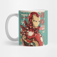 Vintage Pastel Iron Man - Iron Man Tea Mug