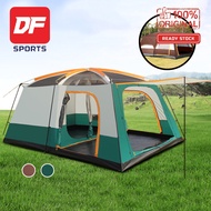 DF.os 8-12 Person Large Camping Tent Waterproof Outdoor Camping Tent With 2 Bedroom Compartment