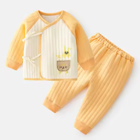 2Piece Spring Autumn Baby Outfits Boys Girls Clothes 0 To 3 Months Cartoon Cute Cotton T-shirt+Pants