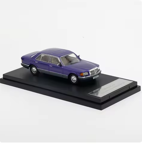 MASTER 1:64 Sixth Generation Tiger Head Sprint S-Class Simulation Alloy Car Model, 560SEL W126, Five