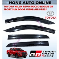 Toyota Hilux Revo Rocco Rogue 2016-2023 injection GR Sport Door Visor Hilux Revo Rogue Door Visor Ca