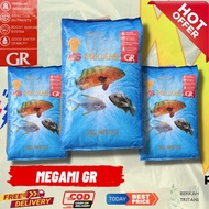 MEGAMI GR 500GR Pakan Pelet Ikan Kerapu Ikan Laut Ikan Predator Protein 48%