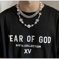 Hiphop style metal smiley face necklace, smiley face metal necklace.