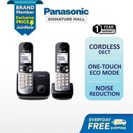 PANASONIC TG6812 Twin Dect Phone Speaker Phone KX-TG6812MLB Hands Free Expandable Alarm Clock Fon Ru
