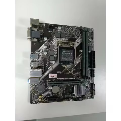 Used for ASUS PRIME H410M-F LGA1200 mATX Motherboard H410 Chip DDR4 M.2 GbE LAN For 10th Gen Intel C