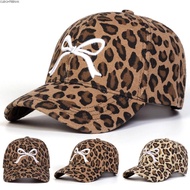 CLEIGHTEEN8H Baseball Cap, Leopard Print Breathable Y2K Hat, Adjustable Embroidery Butterfly Summer 