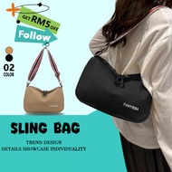 Fashion Beg Silang Perempuan Canvas Shoulder Bag Women Korean Underarm Bag 包包 女 斜挎包 2025新款