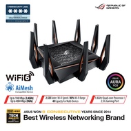 ASUS ROG Rapture GT-AX11000 Tri-band WiFi 6 Gaming Router, 2.5G Gaming port, Triple-level Game acceleration, Support AiMesh Whole Home Mesh WiFi,wtfast, DFS.