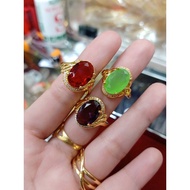 Women's Ring Gemstone Gold Atmosphere 375/18k