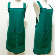 ผ้ากันเปื้อน2กระเป๋า หลากสี กุ๊นขอบอย่างดีสีเดียวกับผ้า Chef Apron