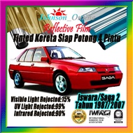 Tinted kereta siap potong untuk saga 2/proton iswara Tinted silver sky blue/silver rose/silver gold/