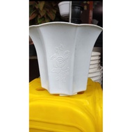 8-sided pot diameter 16cm plastic flower pot