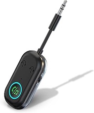 Bluetooth 5.3 Adapter Transmitter & Receiver for TV, Plane, Car, 2-in-1 Bluetooth Transmitter Jack 3