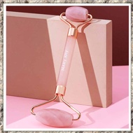 MK ROSE QUARTZ FACIAL ROLLER MASSAGER