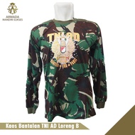 Indonesian Army T-shirt with Camouflage Pad - Long Indonesian Army T-shirt