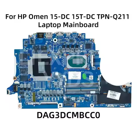 DAG3DCMBCC0 For HP Omen 15-DC 15T-DC TPN-Q211 Laptop Mainboard G3DC i7-9750H CPU GTX1660TI RTX2060 R