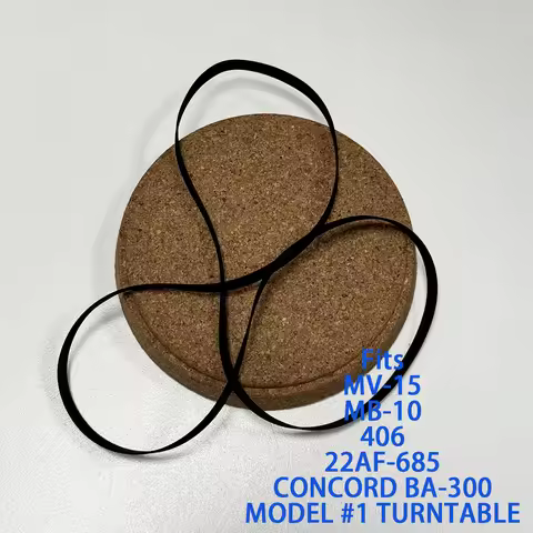Flat Drive Belt Fits MICRO SEIKI MV-15 MB-10 PHILIPS 406 22AF-685 CONCORD BA-300 PROJECT ONE MODEL #