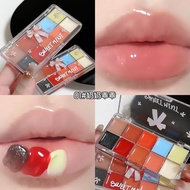Realize Lipstick Freedom~Lip Gloss Frozen Palette Princess Ten Colors Lipstick Lip Gloss Moisturizin