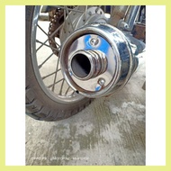 ✫ ☀ ┗ muffler tip /stock pipe tip stainless  tmx125/155 alpha, barako175/bajaj100/125