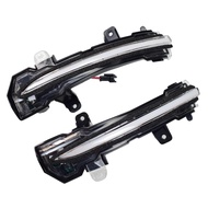 ไฟสัญญาณเลี้ยว LED คริสตัลคริสตัลไฟกระพริบตัวชี้กระจกปีกข้างแบบไดนามิกสำหรับ Nissan Kicks P15 Sylphy