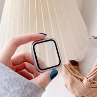 Compatible with iWatch 8 Case Tempered Glass Integrated Ultra Cover Watch Protective S9/Sh/6/SE/5/4/