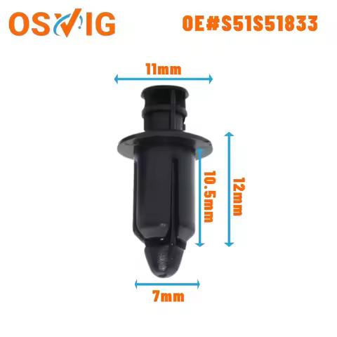 30/50pcs Oe#s51s51833 Mazda Atz Axela Cx-5,cx-4,cx-8,cx-30, Front Bumper Grille License Plate Clasp