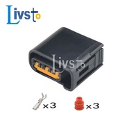 1 set 3 Pin Furukawa Auto Ignition Coil Plug Wire Harness Waterproof Female Connector For Subaru FW-