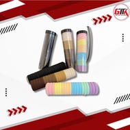 Set of 20 hair ties in a box - Multicolored fat elastic tubes【 T6V S 】