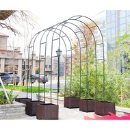 Garden Decoration Outdoor Arch Rack Wrought Iron Arch Wall Trellis For Climbing Plants Rack Arch Ros