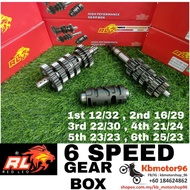 RED LEO RACING 6 SPEED GEAR BOX Y15ZR Y16ZR LC5s