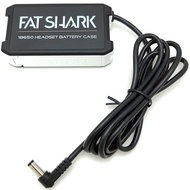 Fat Shark 18650 Battery Case Holder with 4 FT Power Cord Use for DJI FPV Goggles, Fat Shark Dominato