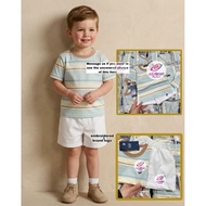 12mos-7Y STRIPES SHIRT + CHINO SHORTS jlclickcart