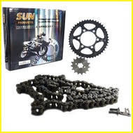 ◺ ۩ ∆ Sun Sprocket Set for Kawasaki Barako 175