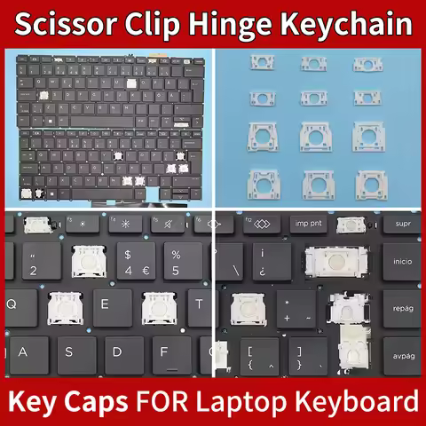 Replacement Keycaps Scissor Clip Hinge For HP ProBook 445 440 G8 G9 645 640 G8 G9 key caps keyboard 