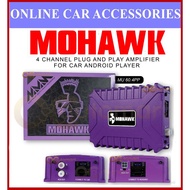 Mohawk 4 Channel Plug and Play Power Amplifier for Car Android Player MU 60.4PP